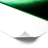 Droom groot werk hard | minimalistische Motivatie Perfect Poster (Hoek)