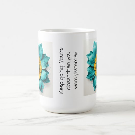 Droom groot, werk hard ( Mok ontwerp ) (Center)