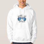 Droom Groot Werk Hard Zonnebril Kunst T-Shirt (Voorkant)