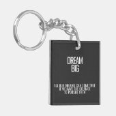 Droom Grote Acryl Sleutelhanger (Voorkant Links)