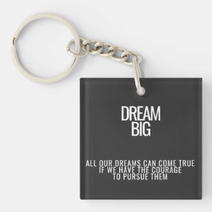 Droom Grote Acryl Sleutelhanger