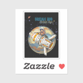 DROOM GROTE BAAN VER STICKER