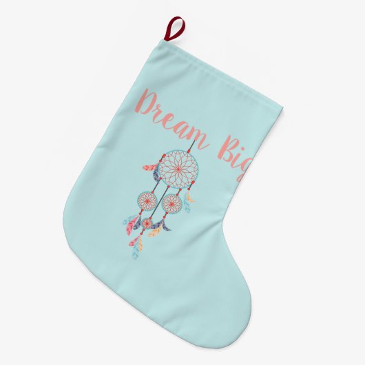 Droom Grote Dreamcatcher Bohemian Dream Catcher Grote Kerstsok (Voorkant (Hangend))