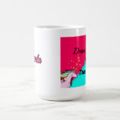 Droom grote eenhoorn kleur veranderende mok (Midden)