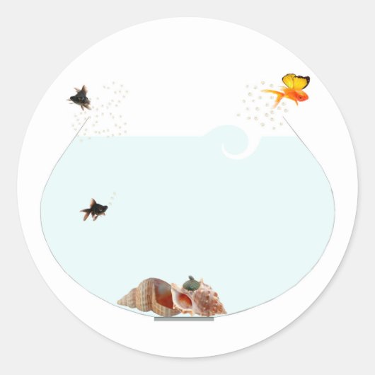 Droom grote envelop afdichtingen ronde sticker (Voorkant)