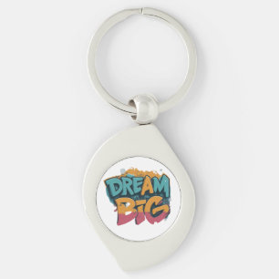 Droom Grote Gepersonaliseerde Werveling Sleutelhanger