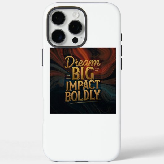 Droom Grote Impact Dapper Case-Mate iPhone Case (Achterkant)