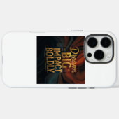 Droom Grote Impact Dapper Case-Mate iPhone Case (Achterkant (horizontaal))