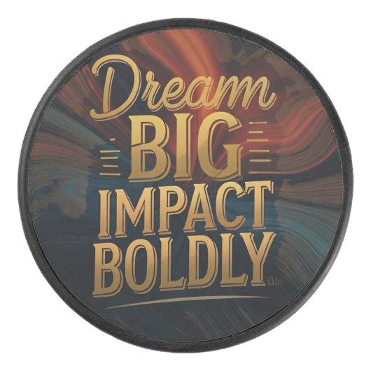 Droom Grote Impact Dapper Hockey Puck (Voorkant)