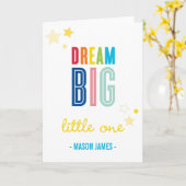 DROOM GROTE KLEINE koele typografie heldere Kaart (Gele Bloem)