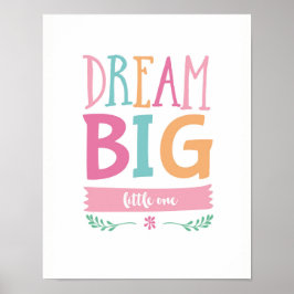Droom Grote kleine meisjes poster print
