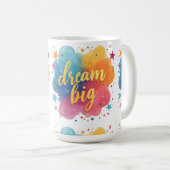 Droom grote koffie mok (Voorkant rechts)