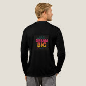 Droom grote lange mouw voor mannen Tri-Blend shirt (Achterkant)