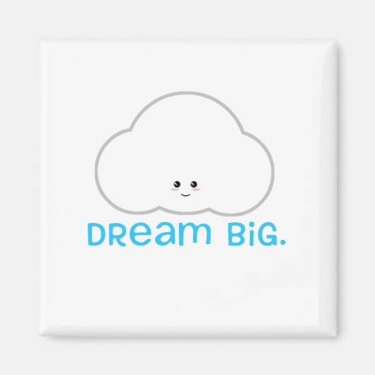 Droom Grote Leuke Kawaii Cloud Magnet (Voorkant)