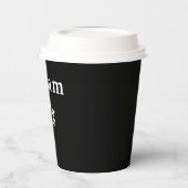 Droom grote papieren beker (Links)