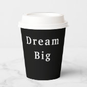 Droom grote papieren beker (Voorkant)