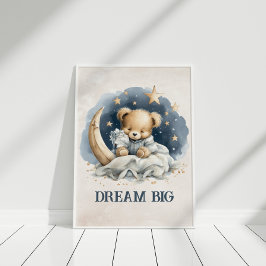 Droom Grote Schattigee Teddybeer Celestial Kwekeri Poster