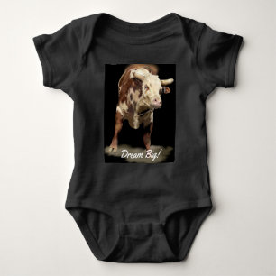 Droom Grote Stier Western Baby Kunst Romper