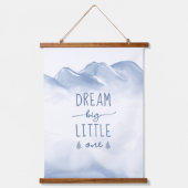 Droom Grote Winter Berg Kwekerij Kamer Decor Hangend Wandkleed (Voorkant)