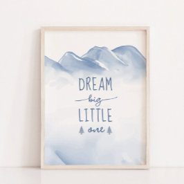 Droom Grote Winter Berg Kwekerij Muur Decor Poster