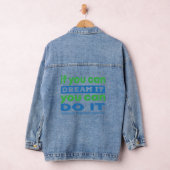 Droom het, doe het - het Inspirerend T-shirt van v Denim Jacket (Hangar)