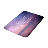 Droom het doe het Paarse roze oceaan zonsondergang Badmat (Gekanteld)