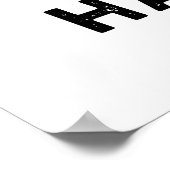 Droom het niet, bak het laten gebeuren Funny Cake Poster (Hoek)