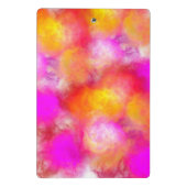 Droom het, plan het, bereik het kleurrijke klembor mini klembord (Achterkant)