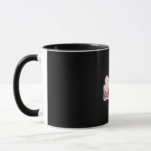 Droom het, schrijf het, bereik het mok (Links)
