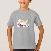 Droom Het Schrijf Het Bereik Het T-shirt (Voorkant)