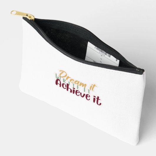Droom Het Schrijf Het Bereik Het Zakje Etui (Open)