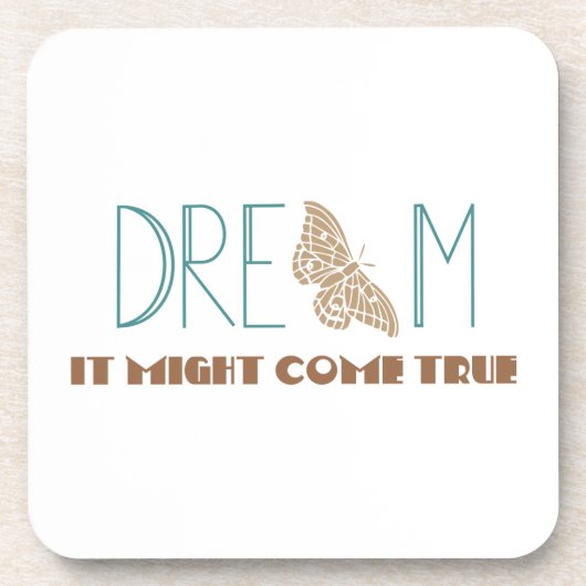 Droom, het zou kunnen uitkomen onderzetter (Voorkant)