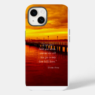 Droom hoop citaat zonsondergang achtergrond OtterB Case-Mate iPhone 14 Hoesje