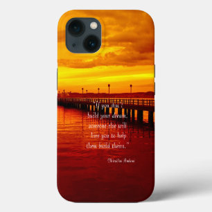 Droom hoop citaat zonsondergang achtergrond OtterB Case-Mate iPhone Case