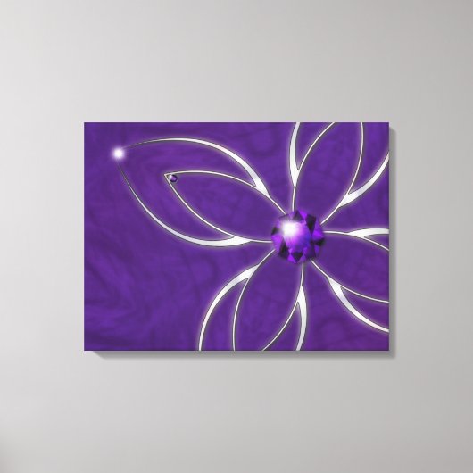 Droom in Amethist Canvas Print (Voorkant)