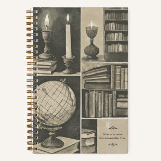 "Droom in een droom" Donkere academische esthetiek Notitieboek