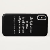 Droom in een droom Edgar Allan Poe Case-Mate iPhone Case (Achterkant (horizontaal))