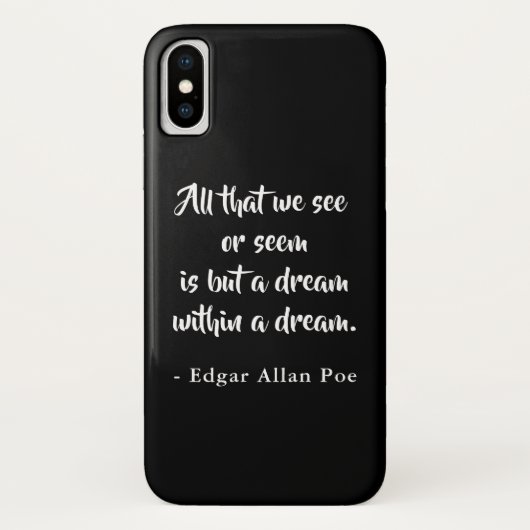 Droom in een droom Edgar Allan Poe Case-Mate iPhone Case (Achterkant)