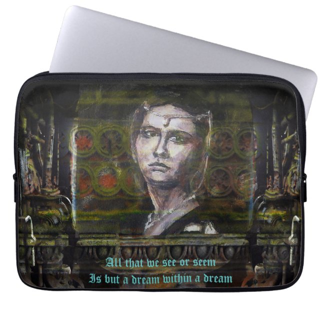 Droom in een droom Telefoon Laptop Sleeve (Voorkant)
