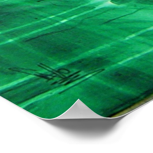 droom in groen poster (Hoek)