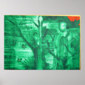 droom in groen poster (Voorkant)