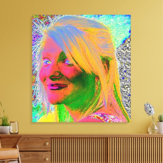 Droom in kleur canvas afdruk (Insitu (Woonkamer))