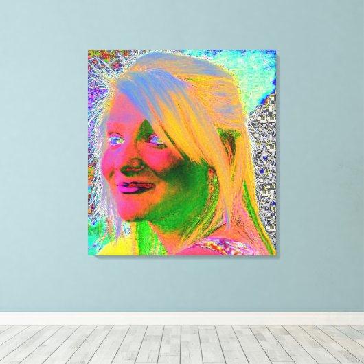 Droom in kleur canvas afdruk (Insitu (Houten vloer))