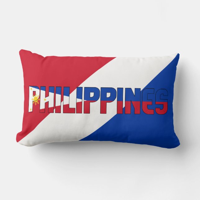 Droom in kleur met de Filippijnse vlag Kussen (Voorkant)