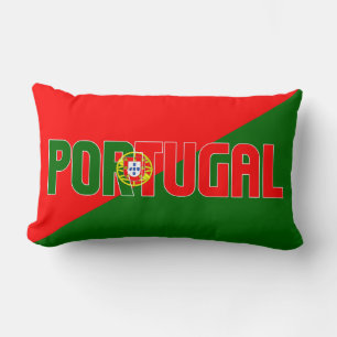 Droom in kleur met de Portugese patriottische vlag Kussen