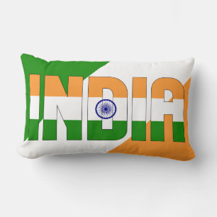Droom in kleur met de vlag van India Kussen