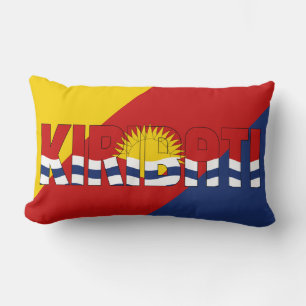 Droom in kleur met de vlag van Kiribati Kussen