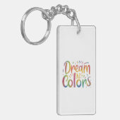 Droom in kleuren sleutelhanger (Voorkant Links)