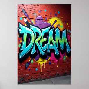 DROOM in Wildstyle: Graffiti Ontwaking Poster