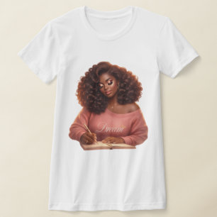 Droom. Inspireer. Groei. Dames Grafische T-shirt